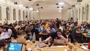 A sight of a Game conference in Finland